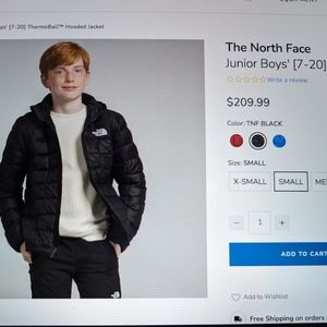 Boys North face thermoball puffer